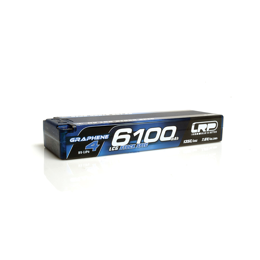 LRP LiPo 6100mAh Graph4 HV LCG Stock 7.6v LRP431281