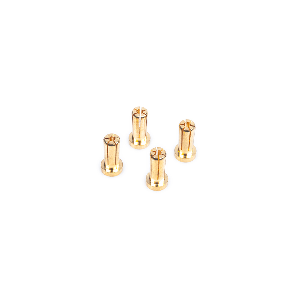 LRP 5mm Gold Connectors - 14mm Length (4 pcs) LRP499305