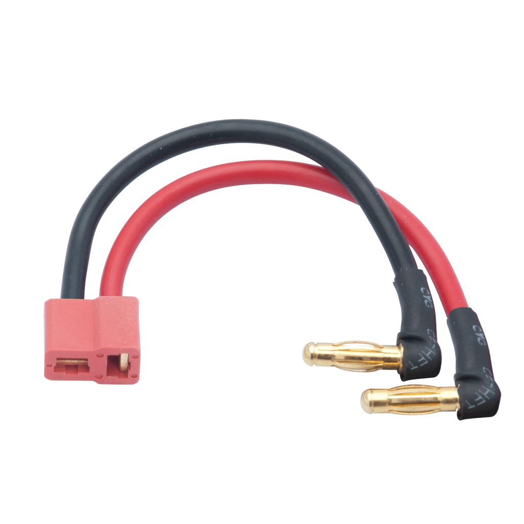 Lipo H/C Adaptor Wire-4mm Male Plug-US LRP65834