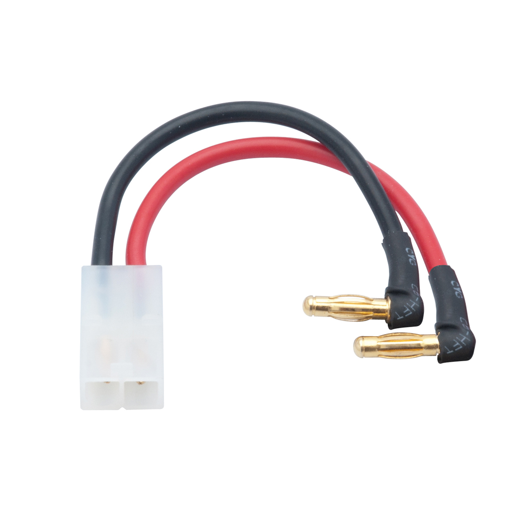 Lipo H/C Adaptor Wire-4mm Male Plug-Tamiya LRP65838