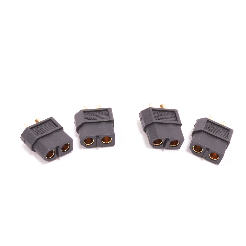 XT60 Plug Female Only Black - 4pcs MK2980FBK