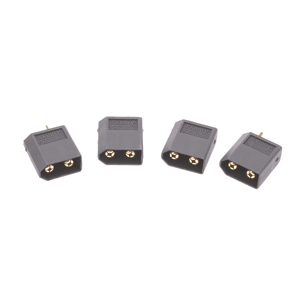 XT60 Plug Male Only Black - 4pcs MK2980MBK