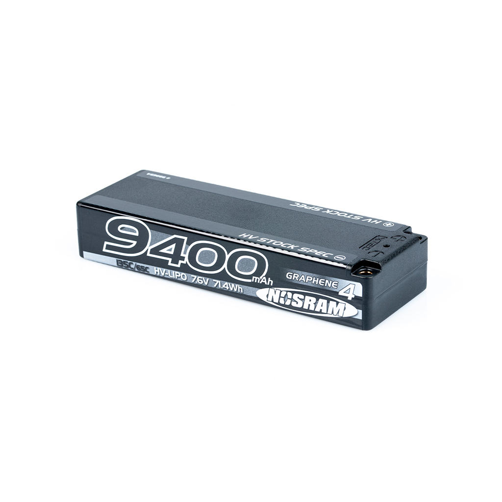 Nosram LiPo 9400mAh Graph4 HV Stock 7.6v NR999654