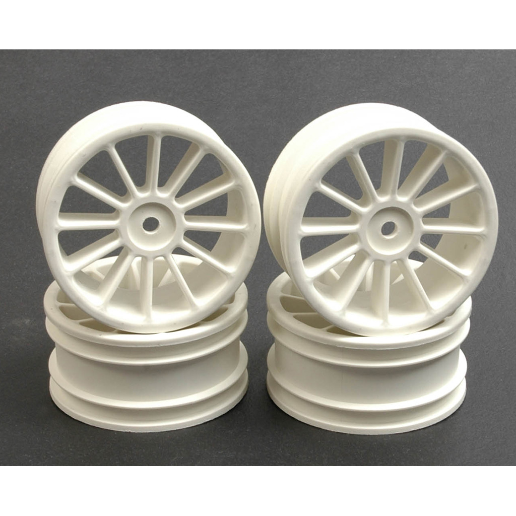 Wheel; 12 spoke 25mm - White (Pk4) U2170