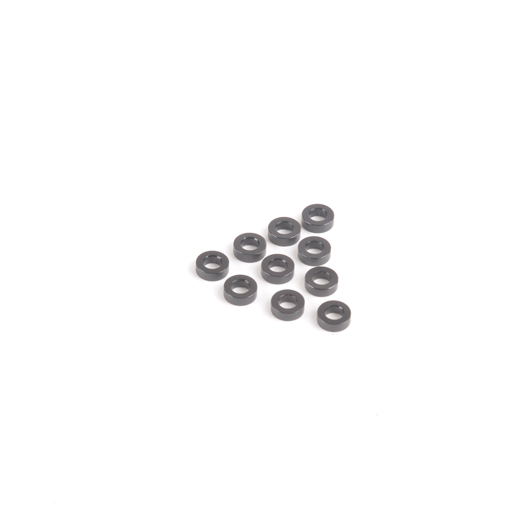 M3 Black Alloy Washers 2.00mm (pk10) U7711