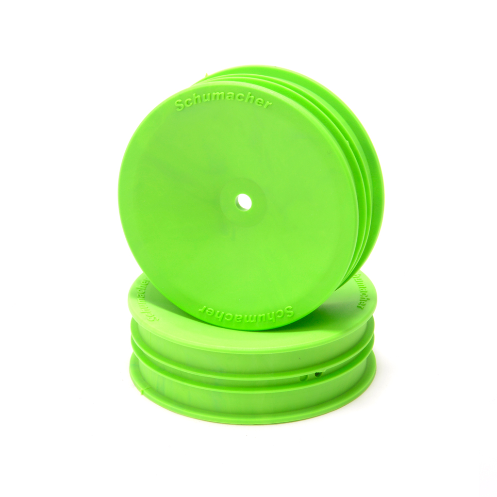 Wheel; Hex - Front Slim - 2WD - Green -pr U8682