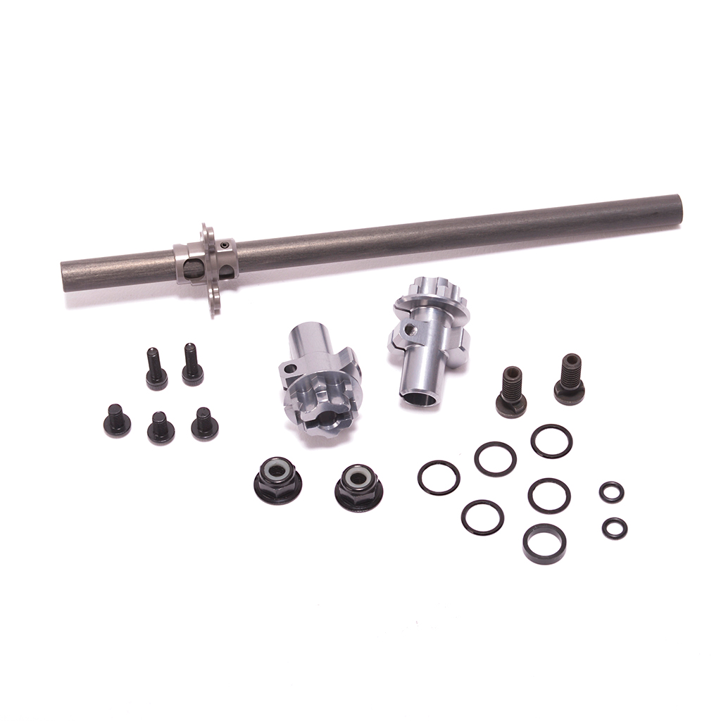 Spool Axle & Clamp Set (Hex Wheel) - Atom 3 U8908