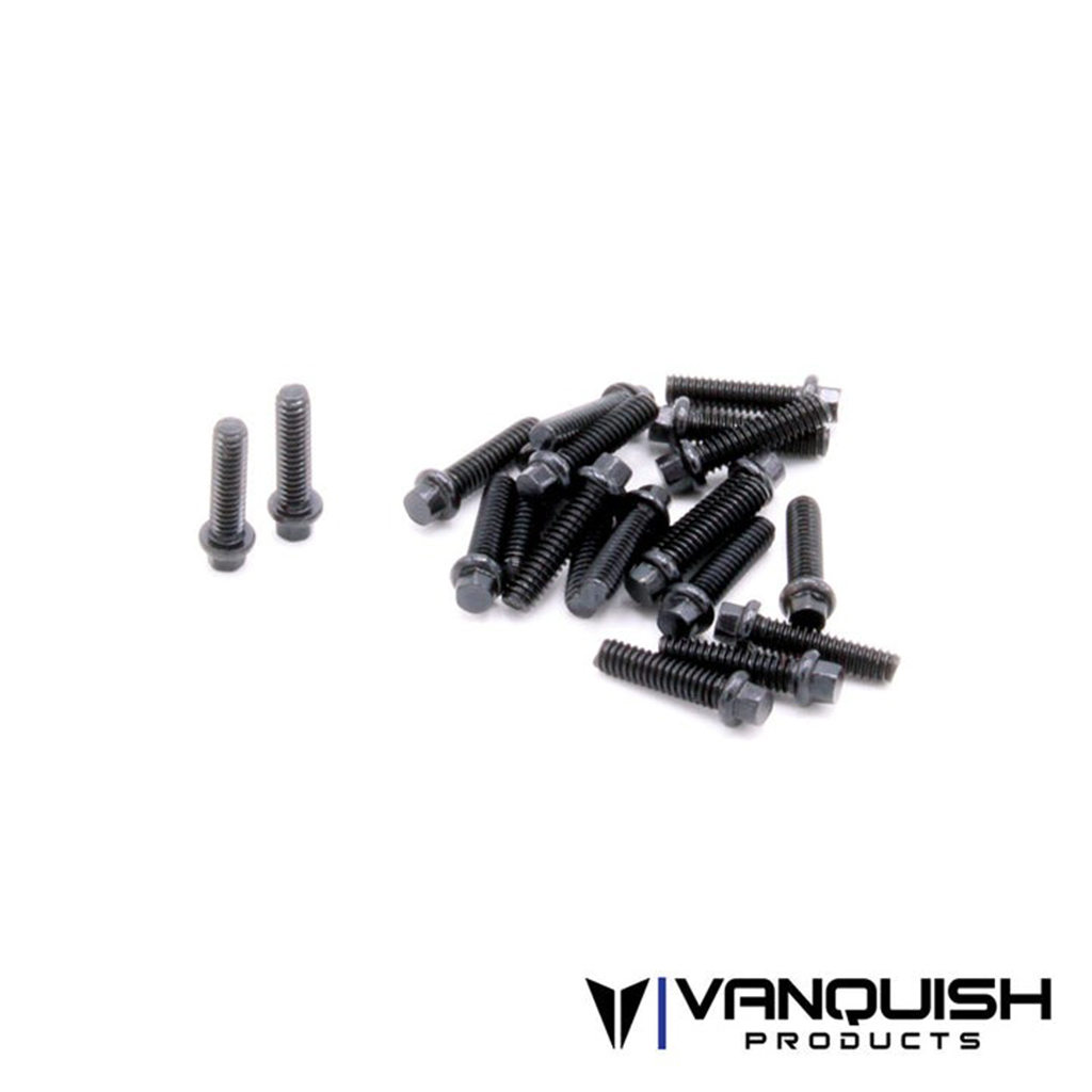 Vanquish M2x8mm Forged Scale Steel Black (20) VPS01711