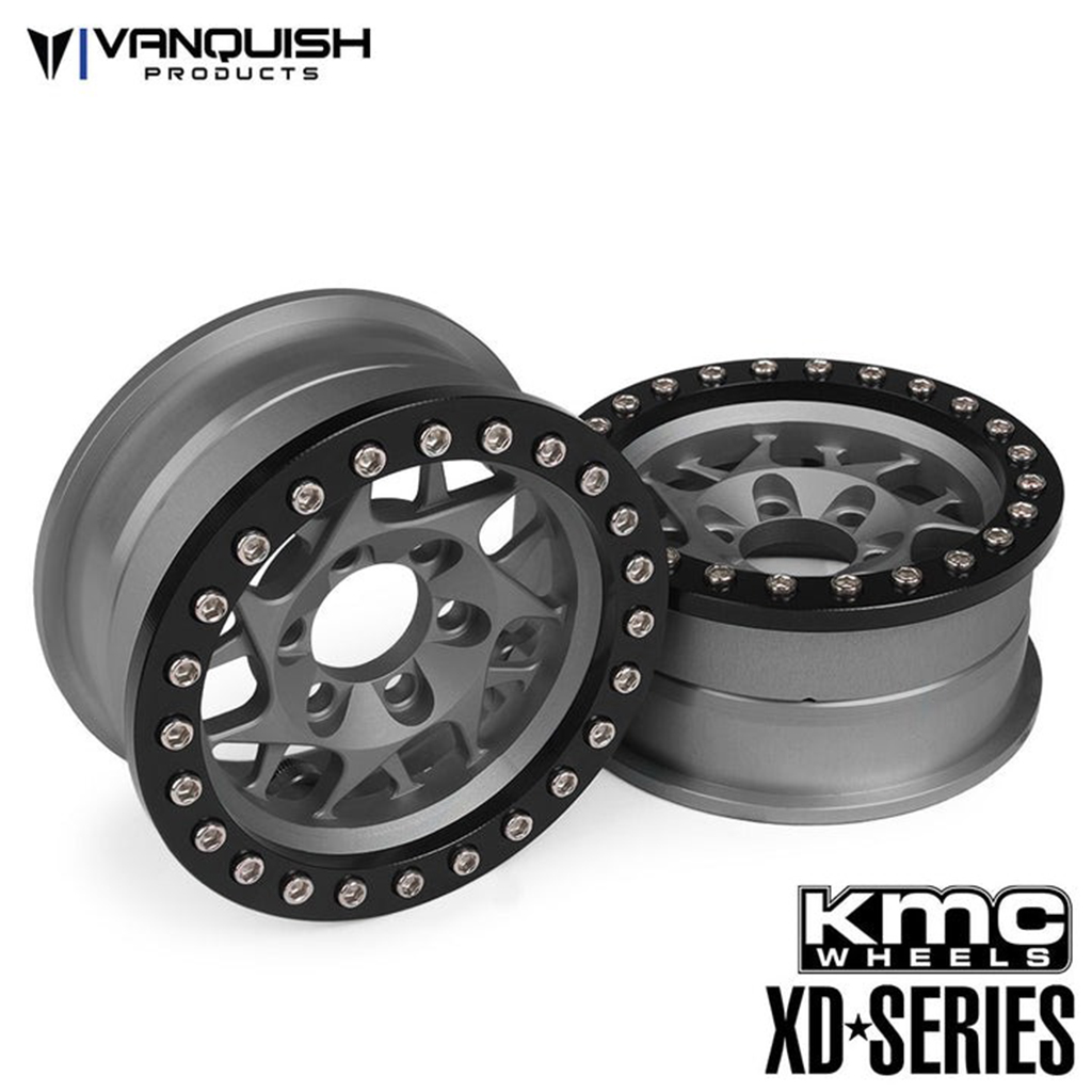 Vanquish KMC 1.9 XD127 Bully Grey Anodized VPS07712
