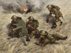 Zvezda    British Machine Gun w/crew 1939-42