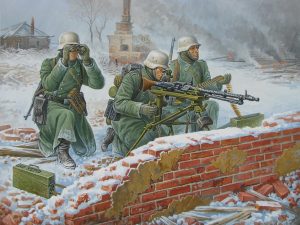 Zvezda    Ger. Machine-gun w/Crew (Winter Uniform)