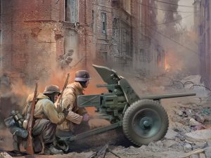 Zvezda    German Gun Pak-36 with Crew               