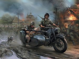 Zvezda    German Motorcycle R-12                      