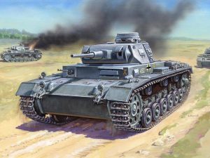 Zvezda    German Tank Panzer III                           