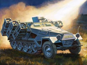 Zvezda    Sd.Kfz.251/1 Ausf.B "Stuka zu Fuss"
