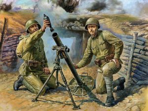 Zvezda    Soviet 82-mm Mortar with Crew                