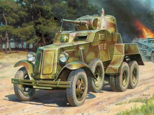 Zvezda    Soviet Armored Car BA-10