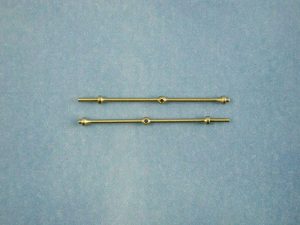 Ripmax 1 Hole Capping Stanchion, Brass 25mm (pk10)