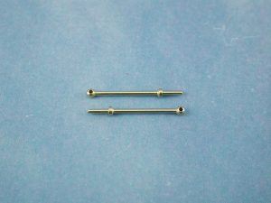 Ripmax 1 Hole Stanchion, Brass 15mm (Pk10)