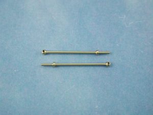 Ripmax 1 Hole Stanchion, Brass 20mm (Pk10)