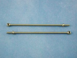 Ripmax 1 Hole Stanchion, Brass 40mm (Pk10)