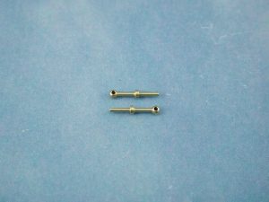 Ripmax 1 Hole Stanchion, Brass 6mm (Pk10)