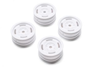 Axial 1.0 Bronco Heritage Wheels, White: SCX24