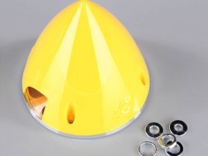 JP 102mm Yellow Spinner (with Aluminium Back Plate)