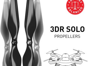 Master Airscrew 10x4.5 MR SL Propeller C Set x4 Black, Built in Nut for 3DR SOLO