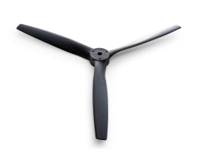 E-flite 10x7 3-Blade Propeller, CCW (Green Adapter)