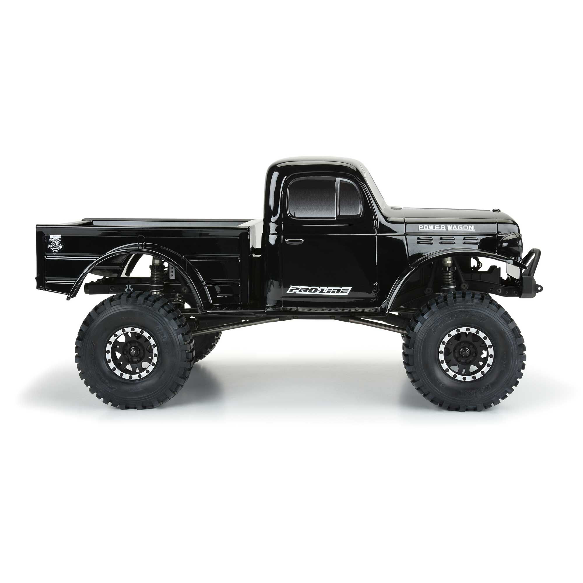 PRO 1/10 1946 Dodge Power Wagon Black Body 12.3" (313mm) WB Craw - Image 5