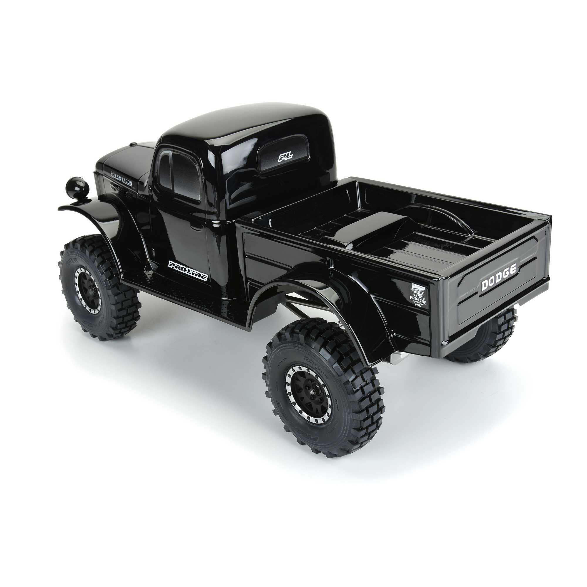 PRO 1/10 1946 Dodge Power Wagon Black Body 12.3" (313mm) WB Craw - Image 6