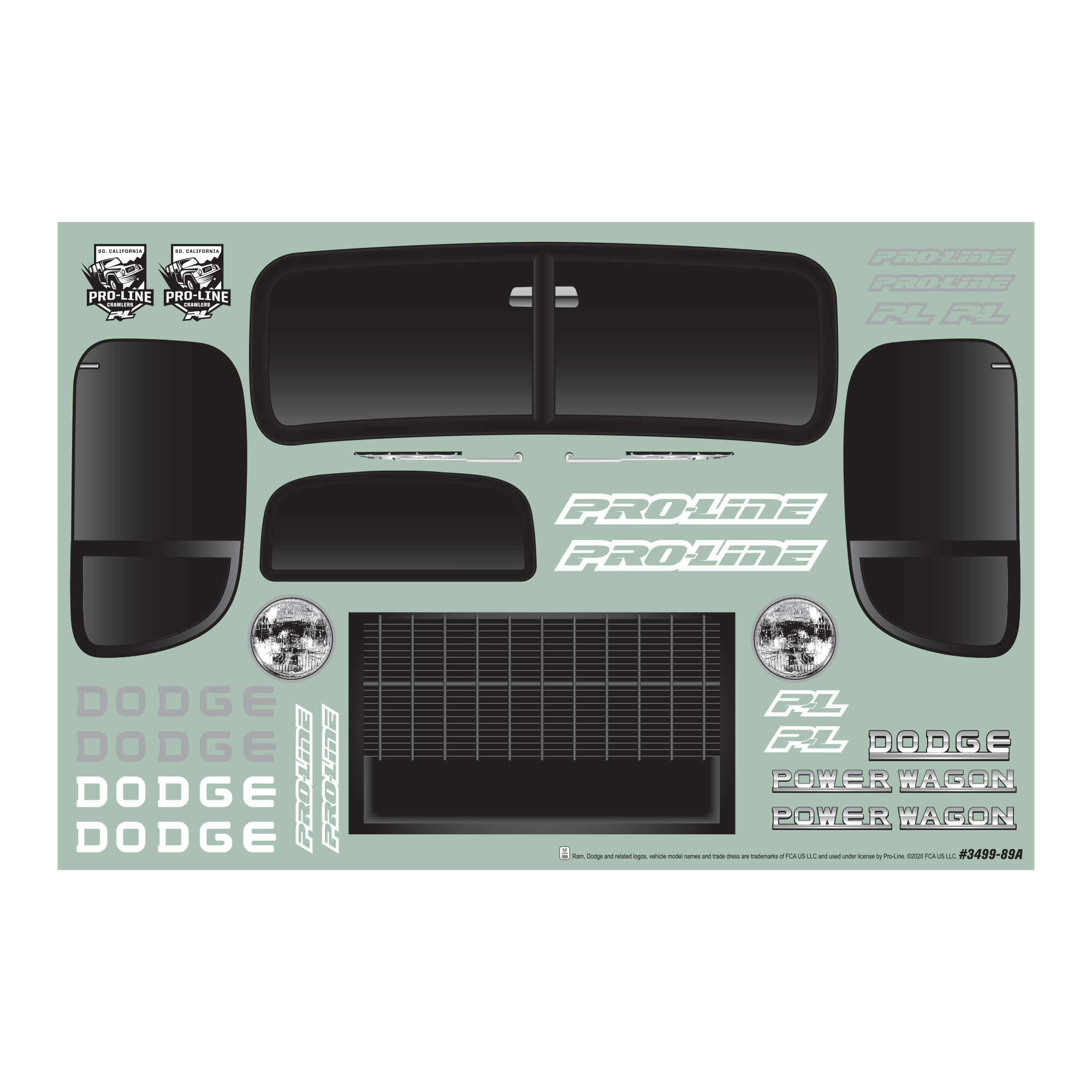 PRO 1/10 1946 Dodge Power Wagon Black Body 12.3" (313mm) WB Craw - Image 8