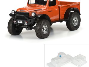 PRO 1/10 1946 Dodge Power Wagon Clear Body 12.3" (313mm) WB Craw