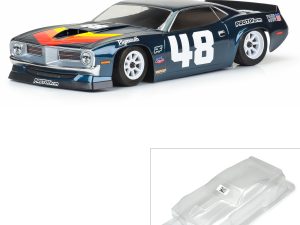 PRM 1/10 1970 Plymouth Barracuda Clear Body: Vintage Trans-Am