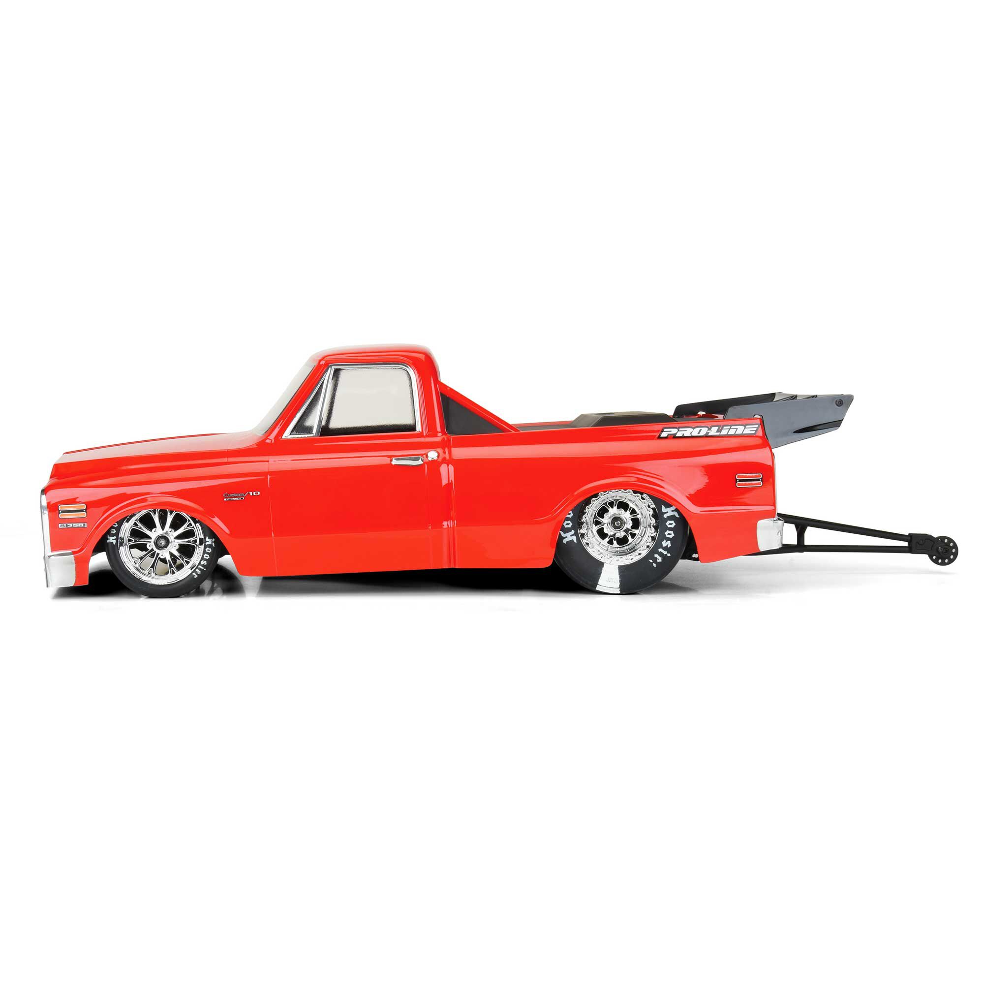 PRO 1/10 1972 Chevy C-10 Clear Body: Drag Car - Image 3