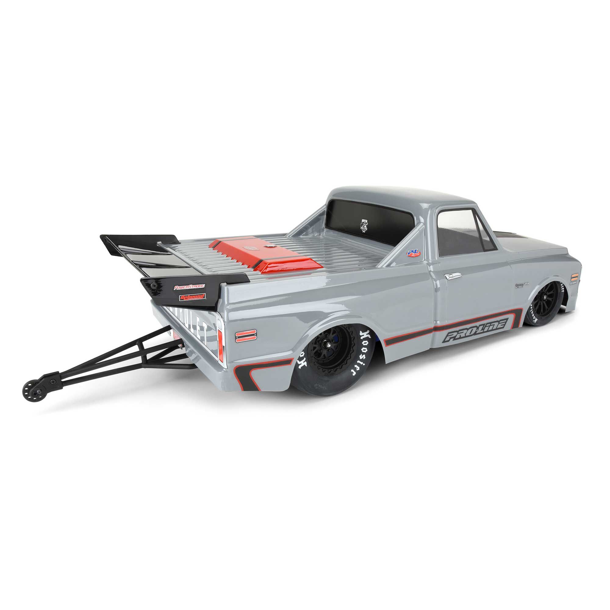 PRO 1/10 1972 Chevy C-10 Clear Body: Drag Car - Image 7