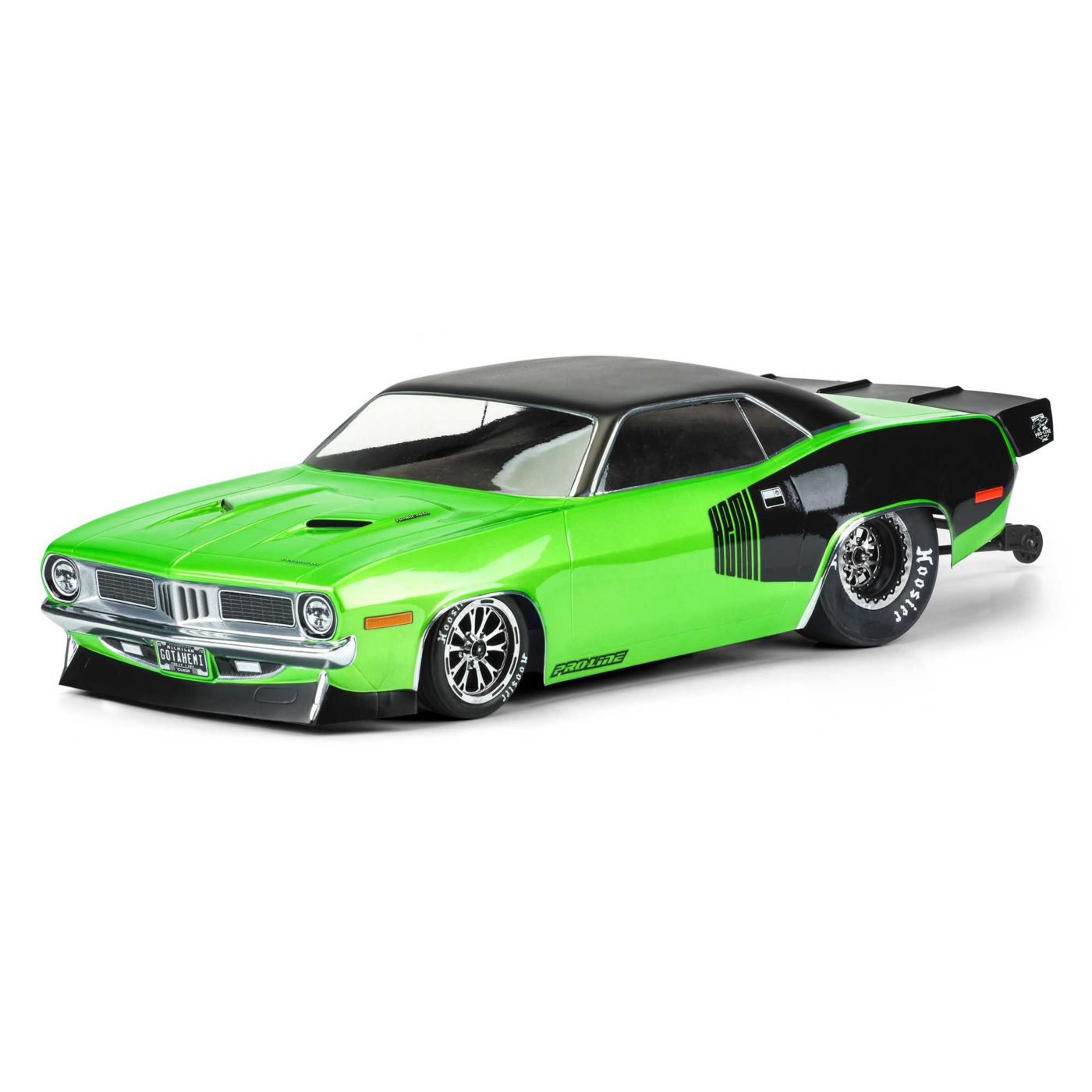 PRO 1/10 1972 Plymouth Barracuda Clear Body: Drag Car - Image 2