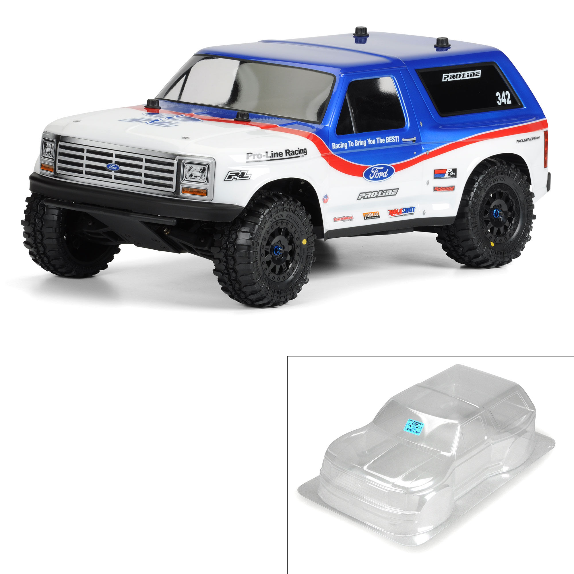 PRO 1/10 1981 Ford Bronco Clear Body: Short Course