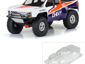 PRO 1/10 2015 Chevy Silverado Pre-Runner Clear Body 12.3" WB Cra