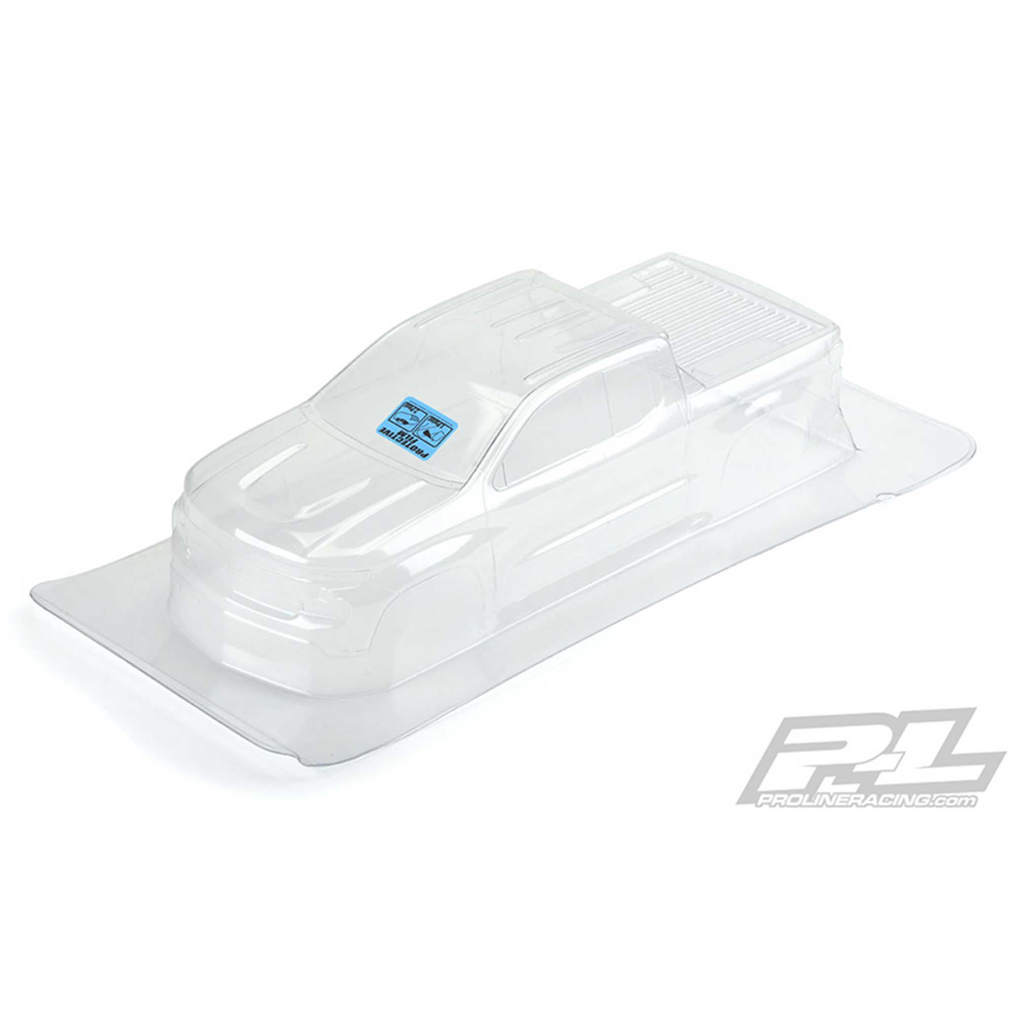 PRO 1/10 2019 Chevy Silverado Z71 Trail Boss Clear Body: Stamped - Image 3