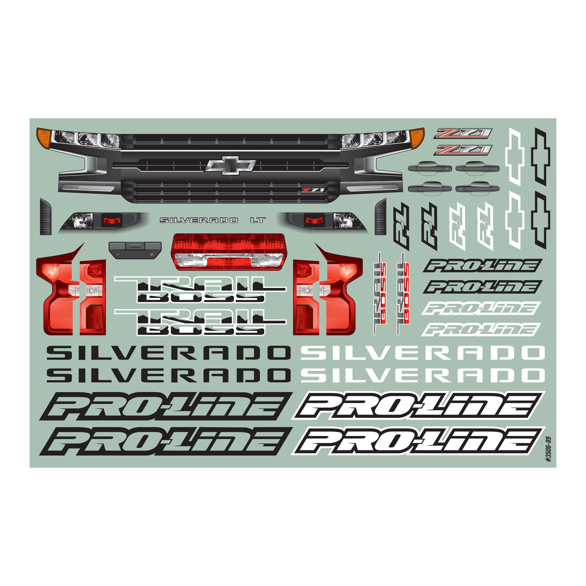 PRO 1/10 2019 Chevy Silverado Z71 Trail Boss Clear Body: Stamped - Image 9