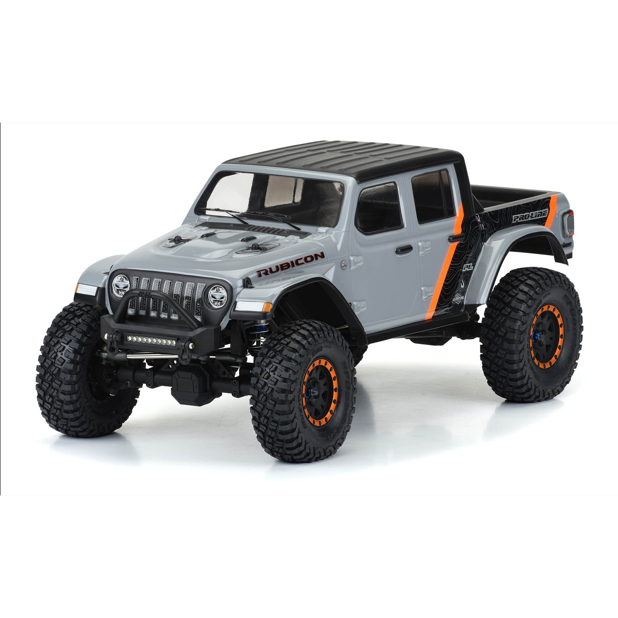 PRO 1/10 2020 Jeep Gladiator Clear Body 12.3" (313mm) Wheelbase - Image 3