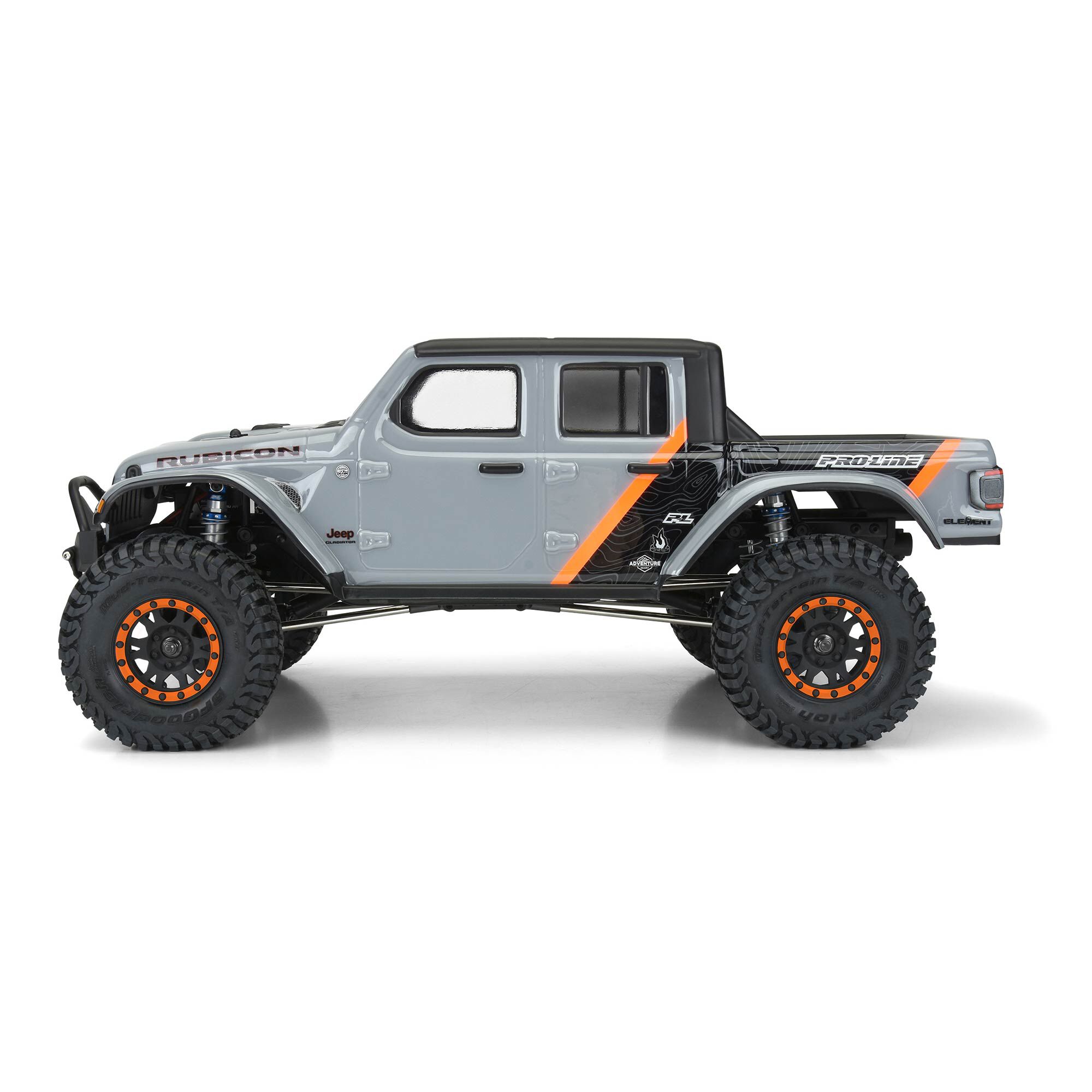 PRO 1/10 2020 Jeep Gladiator Clear Body 12.3" (313mm) Wheelbase - Image 4