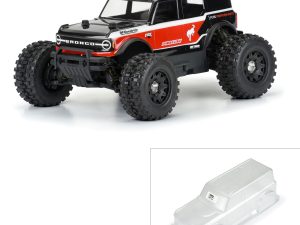 PRO 1/10 2021 Ford Bronco Clear Body: Granite, Vorteks