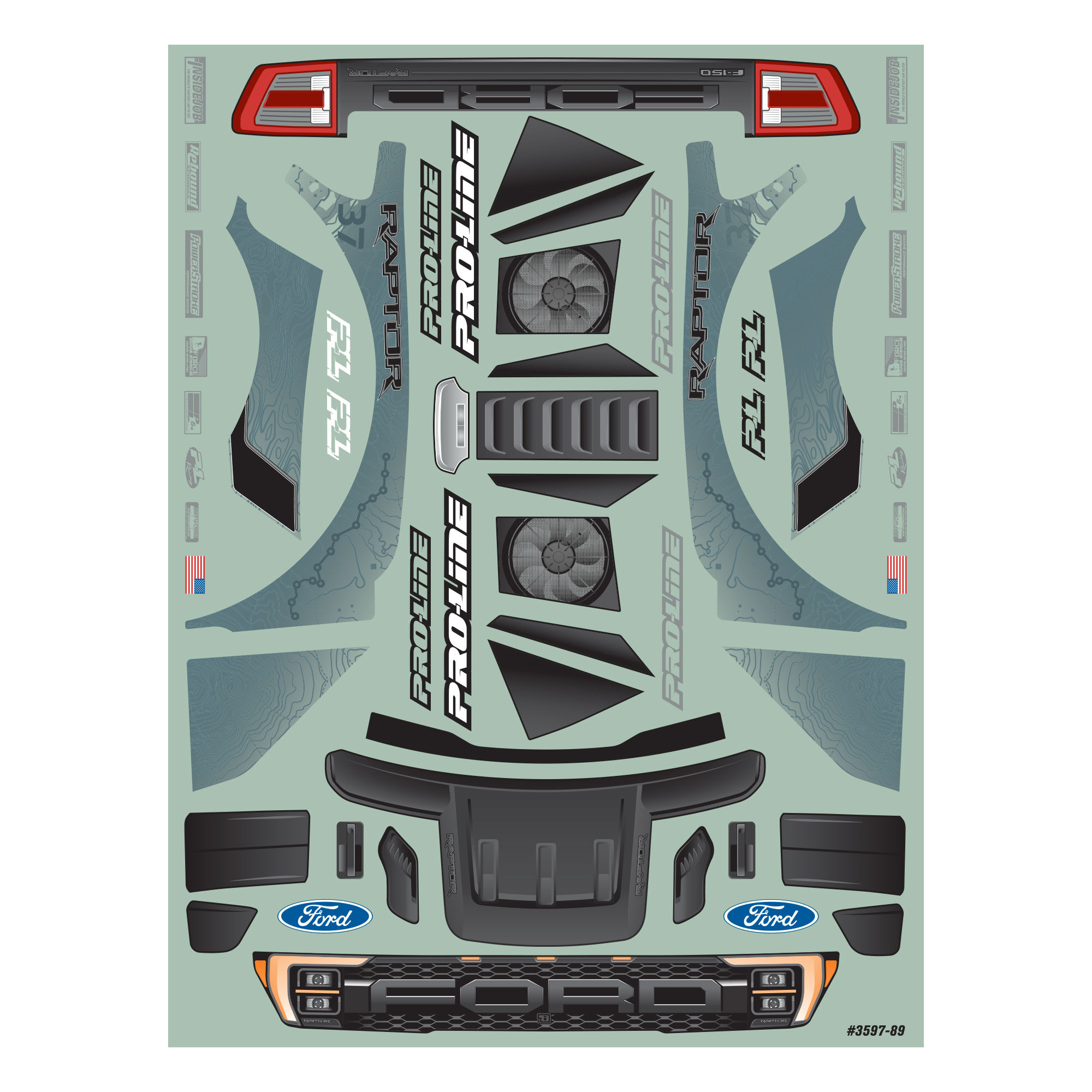 PRO 1/10 2022 Ford F-150 Raptor Clear Body: Vorteks - Image 8