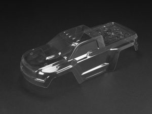 Arrma 1/10 Body with Decals, Clear: GRANITE 4x4