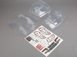 Losi 1/10 Clear Body Set: Baja Rey