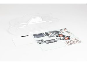 Arrma 1/10 Clear Body with Decals and Window Masks: KRATON 4X4 BLX