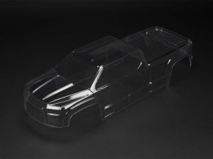 Arrma 1/10 Clear Body with Decals: BIG ROCK CREW CAB 4X4 BLX